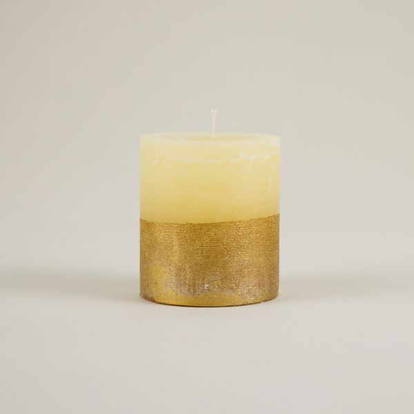Inspiritus, Gold-Dipped Pillar Candle