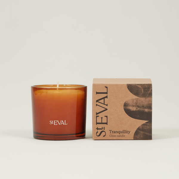 Tranquillity, Amber Glass Candle