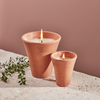 Bay & Rosemary Scented Large Potted Candle