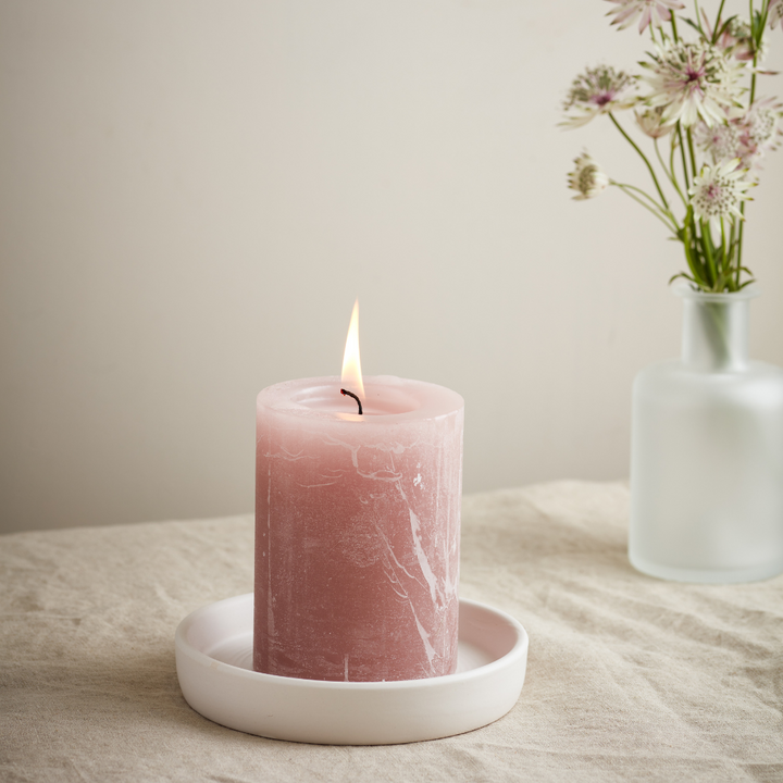 St. Eval Rhubarb Pillar Candle