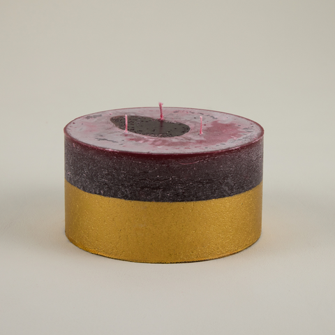 Figgy Pudding, Gold-Dipped Multiwick Candle