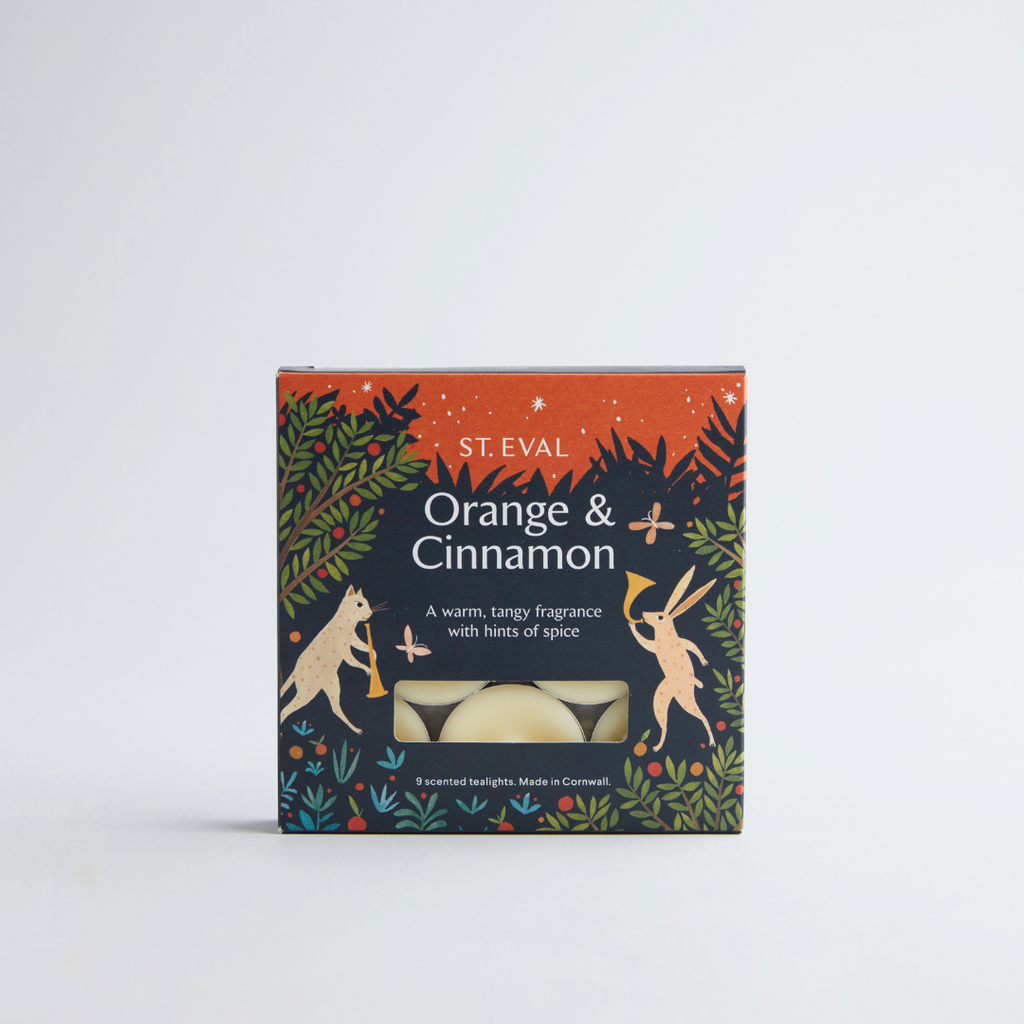 Orange & Cinnamon Scented Christmas Tealights