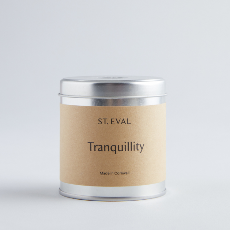 Tranquillity Scented Tin Candle ST. EVAL