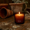 Bergamot & Nettle, Amber Glass Candle