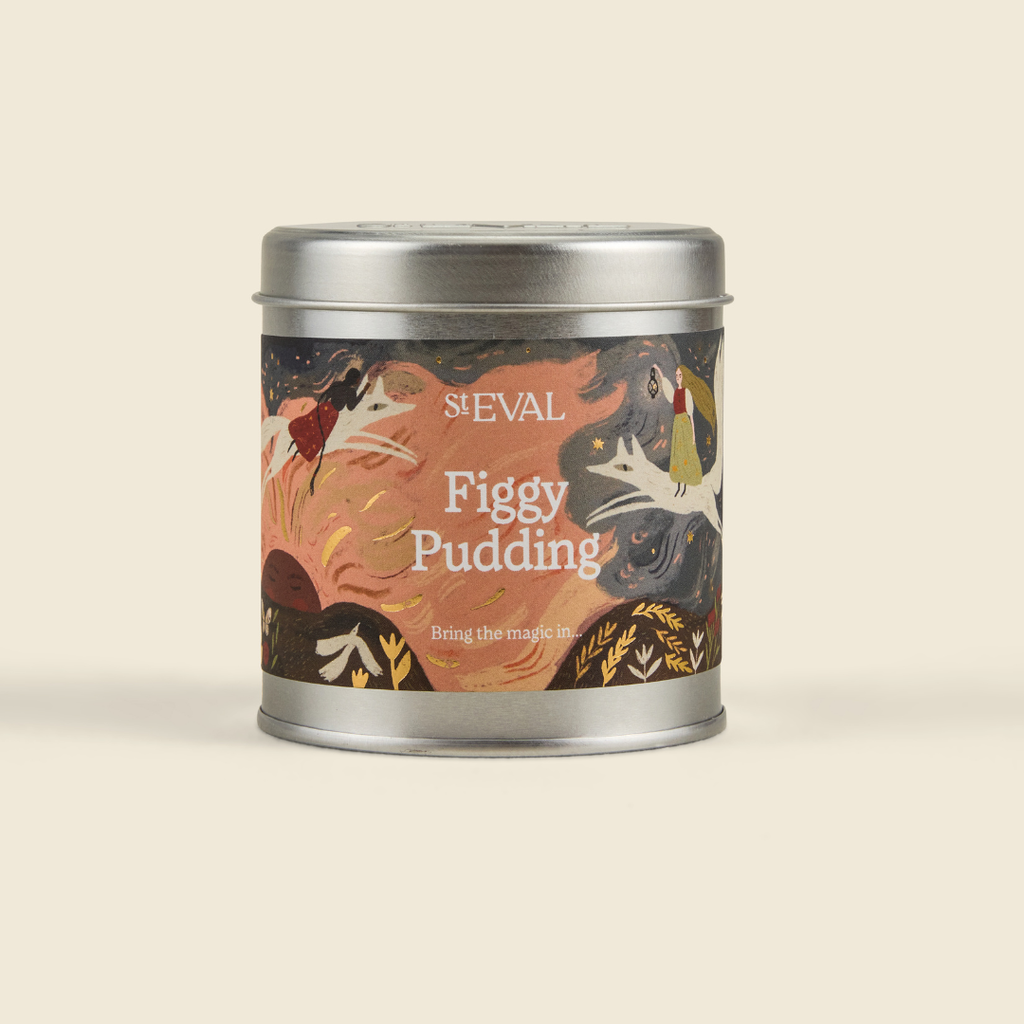 Figgy Pudding, Christmas Scented Tin Candle– St Eval