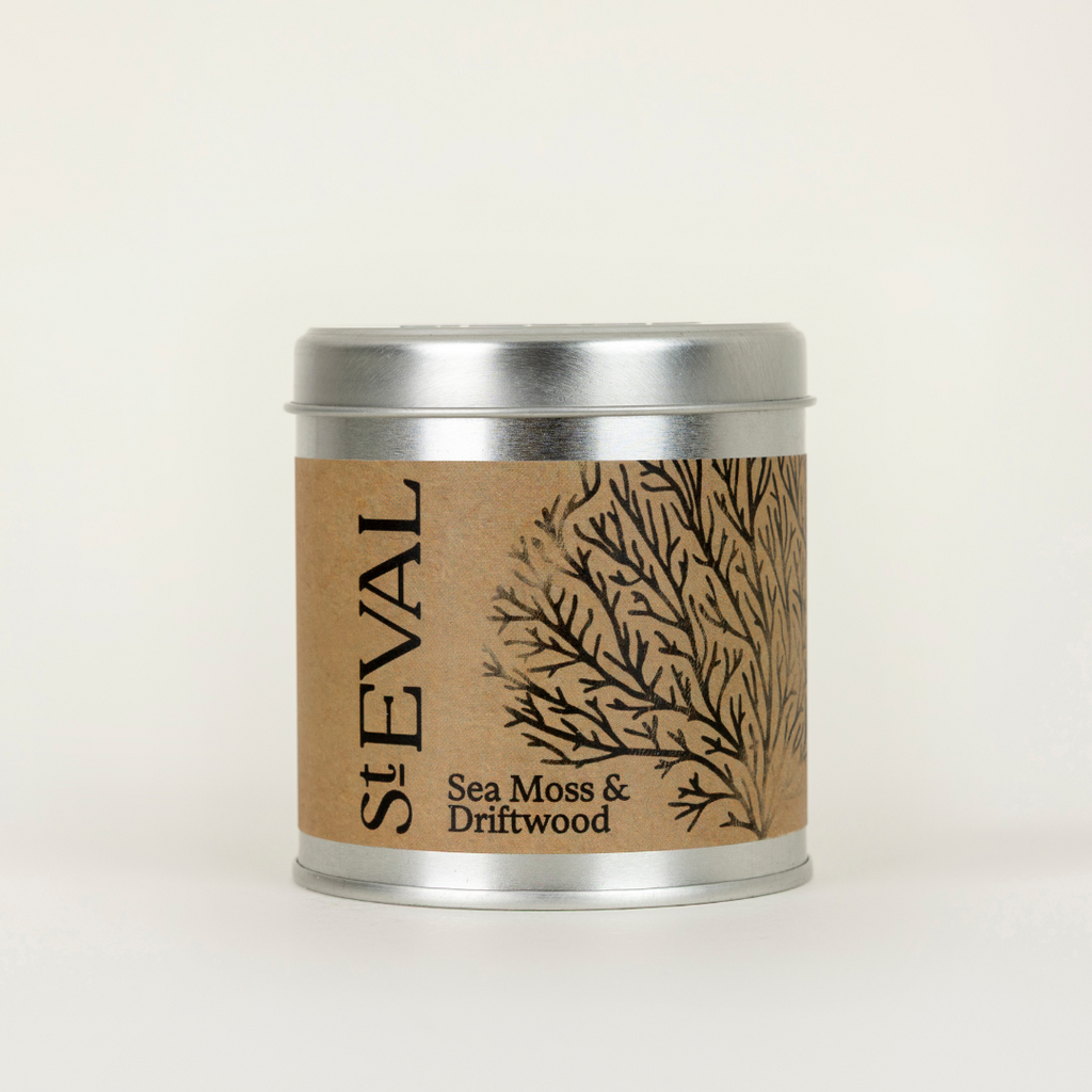 Sea Moss & Driftwood, Scented Tin Candle