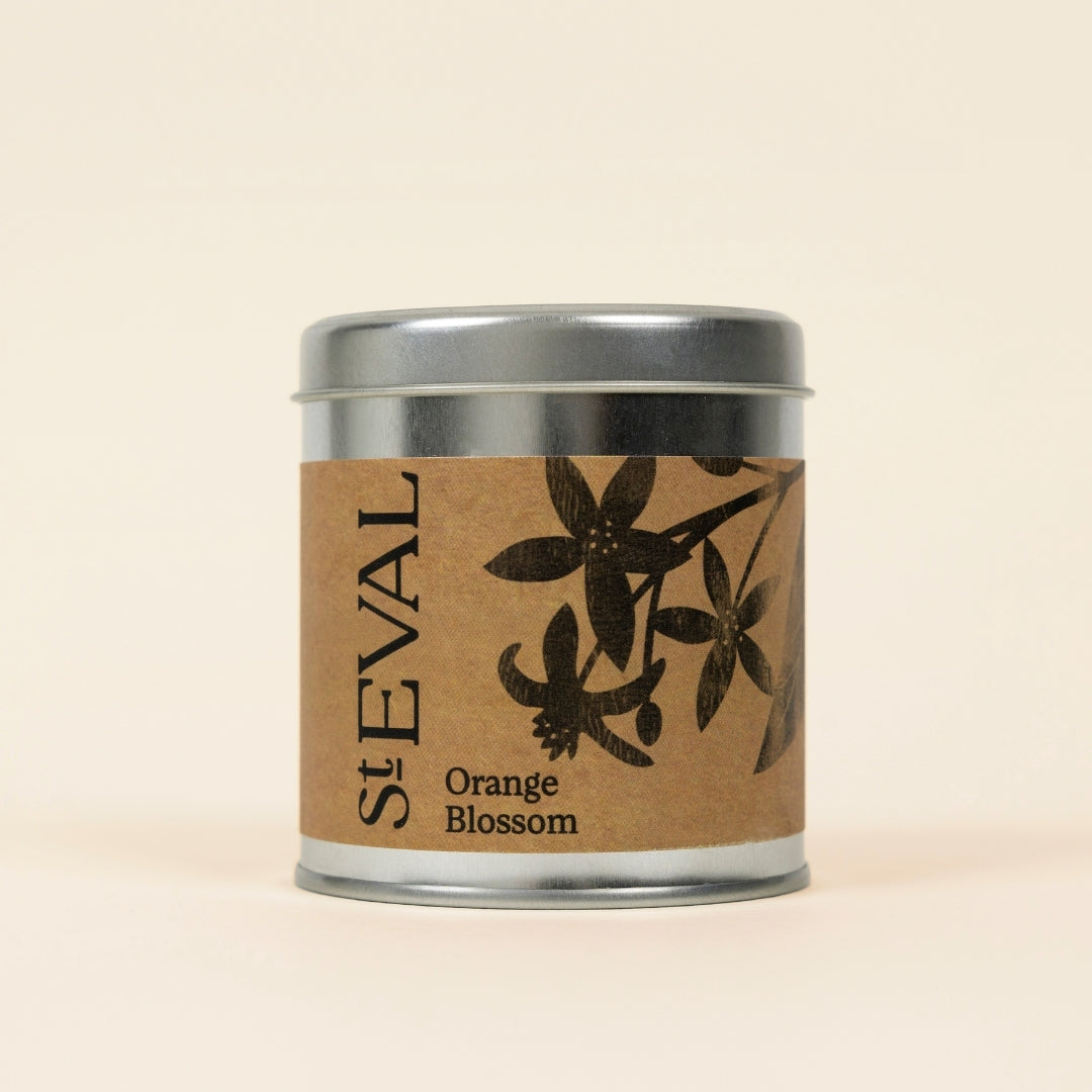 Orange Blossom, Scented Tin Candle– St Eval