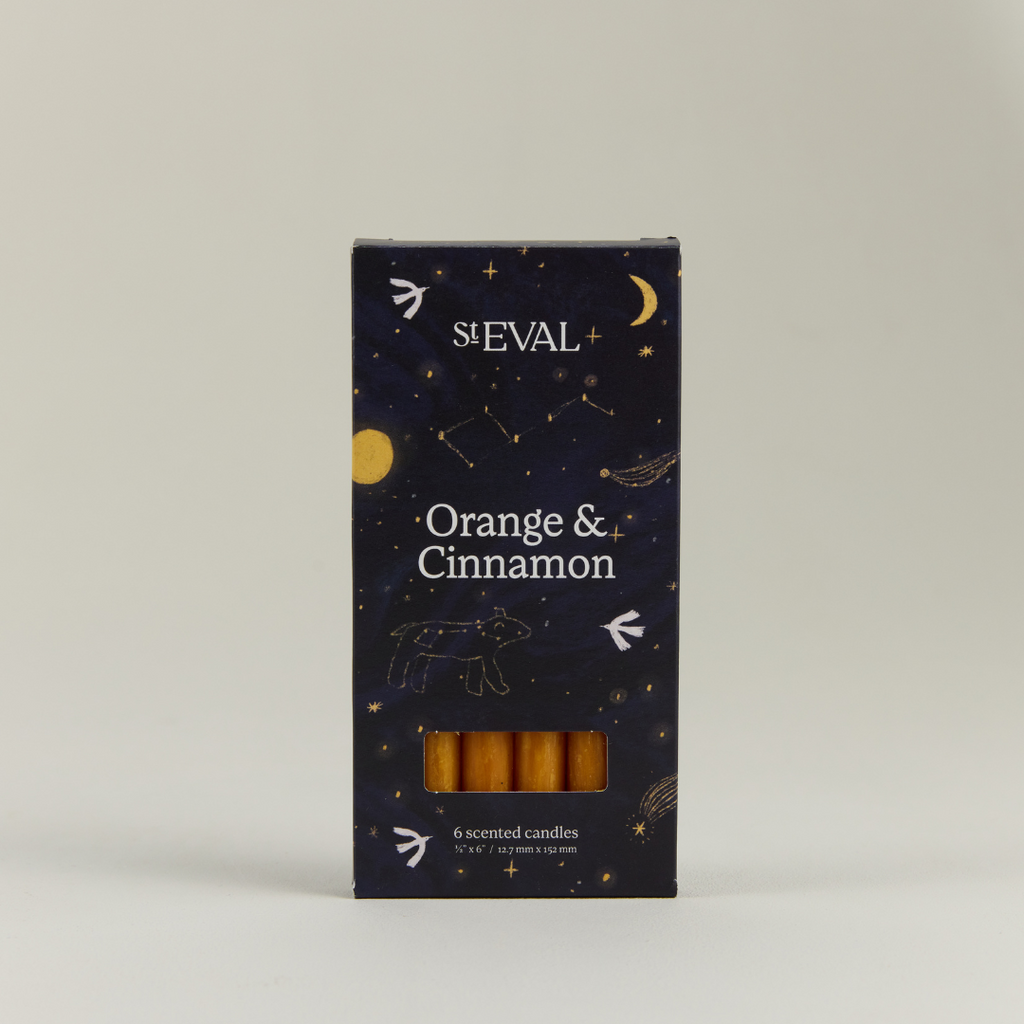 Orange & Cinnamon, Mini Fragranced Festive Candles
