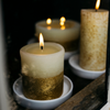 Inspiritus, Gold-Dipped Pillar Candle
