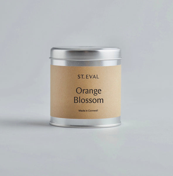 Orange Blossom, Scented Tin Candle