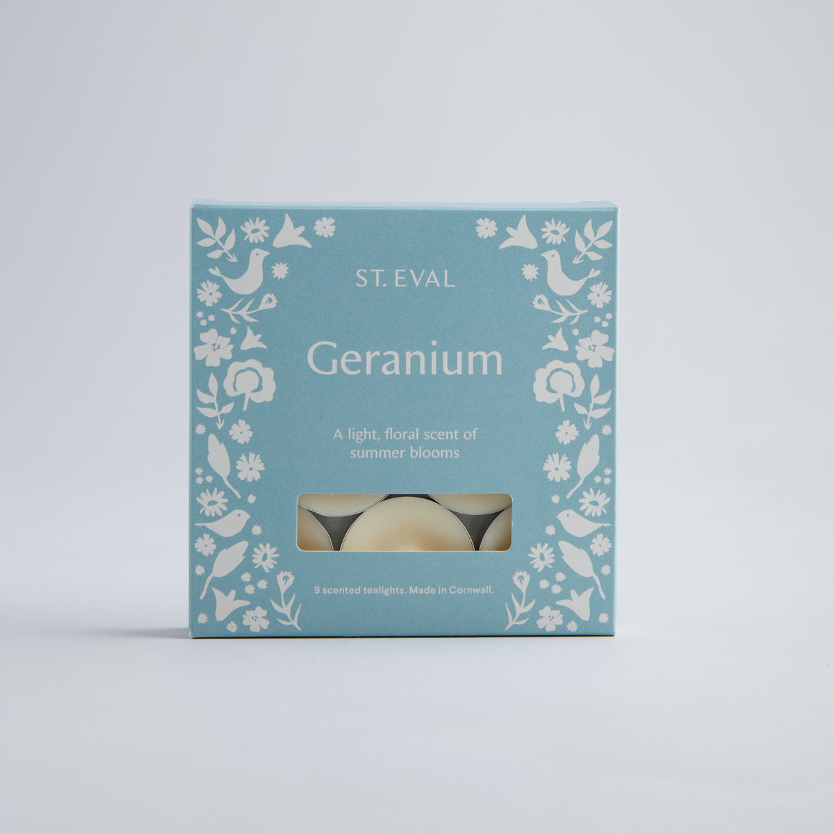 Geranium Summer Folk Scented Tealights ST. EVAL