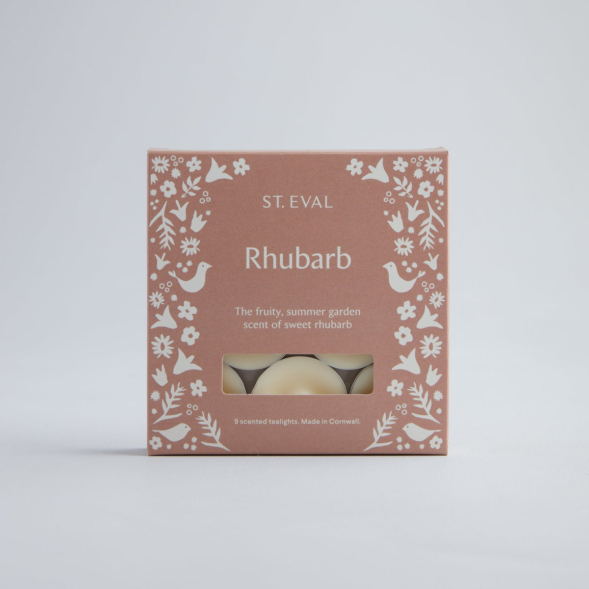 Rhubarb Summer Folk Scented Tealights ST. EVAL