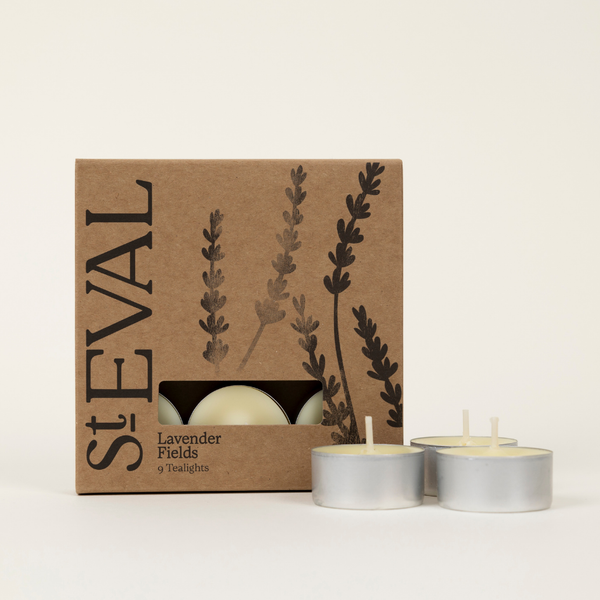 St Eval Tranquility Scented Tealights - 18 Tealights Total, 6-Hour Burn, Cream Colored