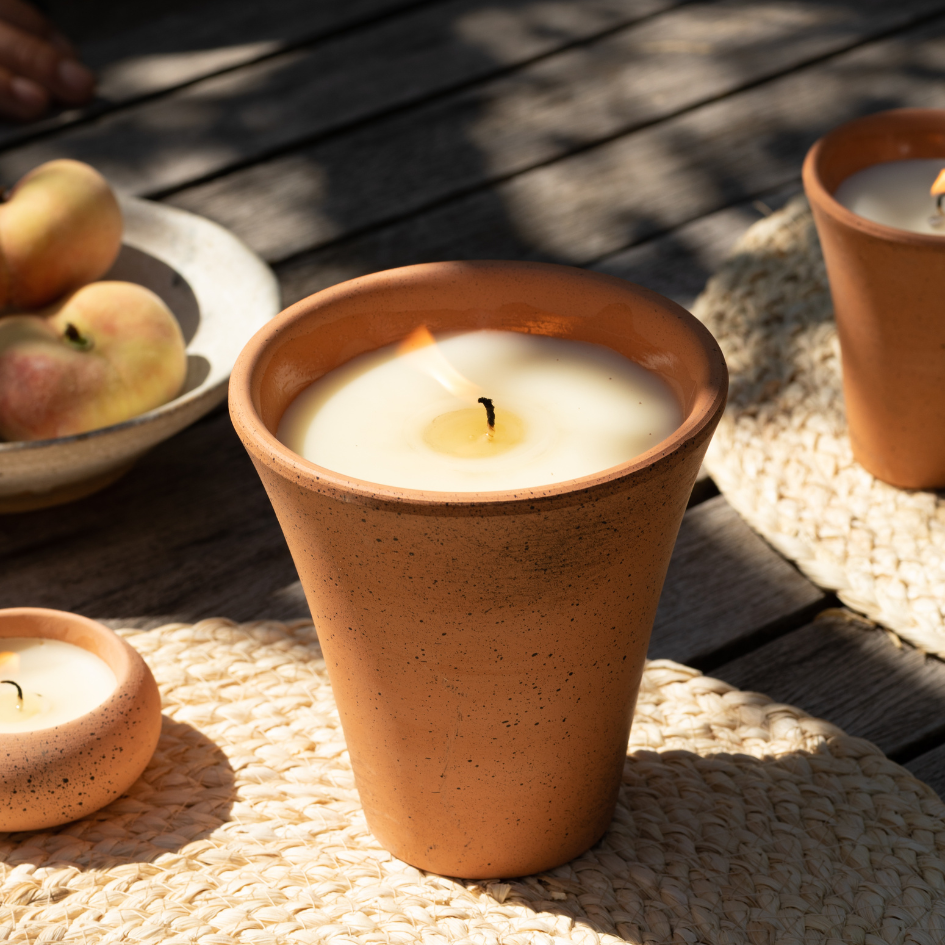 Bergamot & Nettle Scented Large Potted Candle ST. EVAL