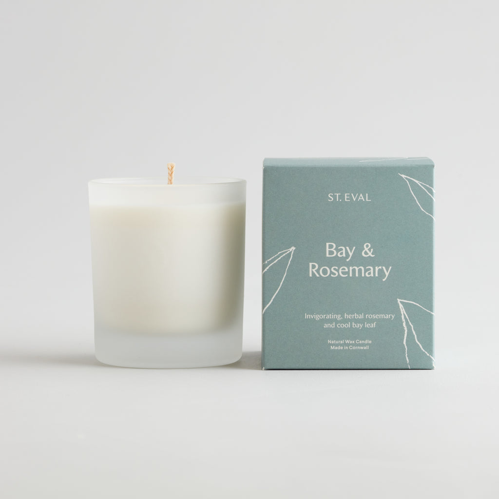 Bay & Rosemary, Lamorna Glass Candle