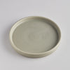 Light Grey-Green Candle Plate, Large