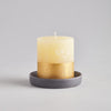 Dark Grey Candle Plate, Small