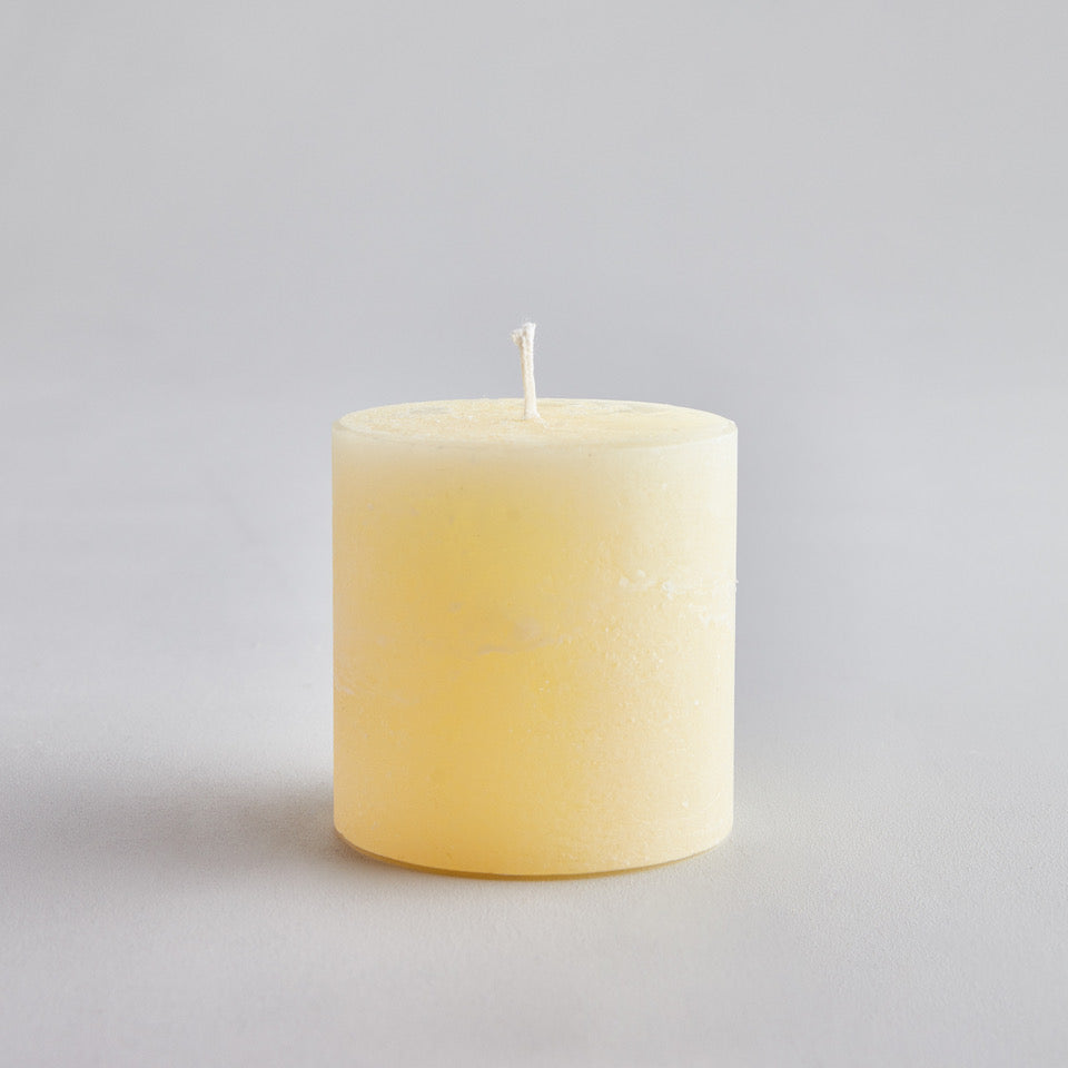 Bergamot & Nettle Scented 3"x 3" Pillar Candle