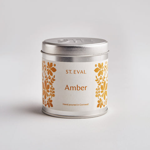 Amber, Folk Scented Tin Candle