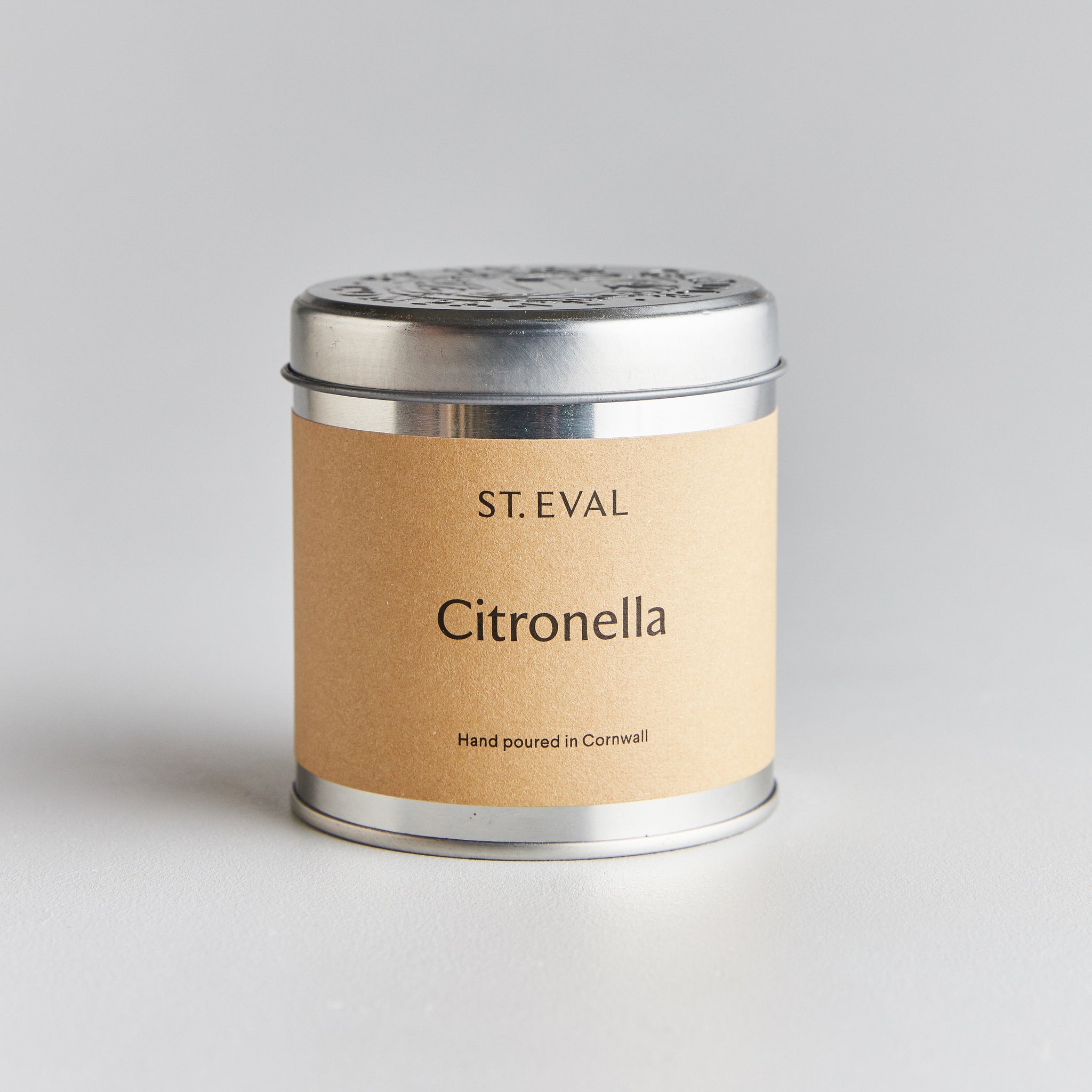 Citronella Scented Tin Candle ST. EVAL